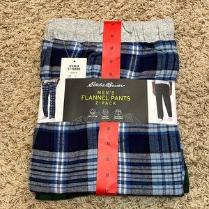 Eddie Bauer Men’s Flannel Pants - 2 pack
